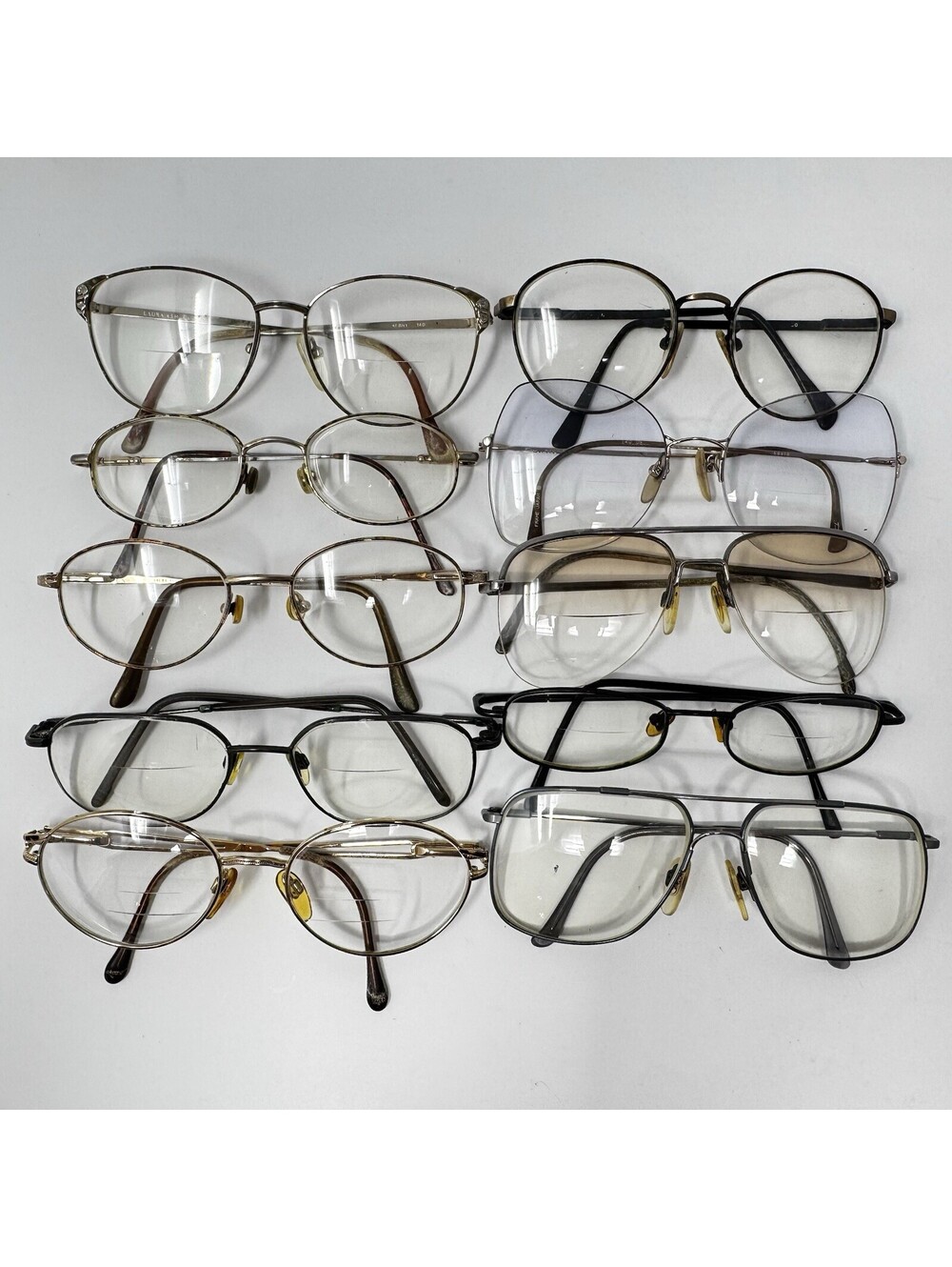 Lot of 10 Vintage Eyeglass Frames 70s 80s 90s Mixed Styles B